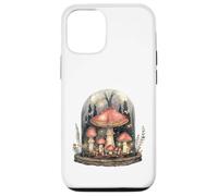 Custodia per iPhone 12/12 Pro Funghi Incantati Foresta Campana Jar Fungi Art