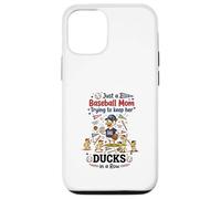 Custodia per iPhone 12/12 Pro Funny Baseball Mom Baseball Mama Baseball Graphic Game Gifts
