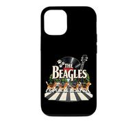 Custodia per iPhone 12/12 Pro Funny Beagle Band Music Dogs Retro Rock Pet Lover