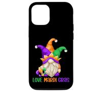 Custodia per iPhone 12/12 Pro Funny Carnival Gnome With Fool Cap For Girls Love Mardi Gras