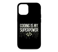 Custodia per iPhone 12/12 Pro Funny Coding is My Superpower Coder Programmer
