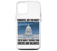 Custodia per iPhone 12/12 Pro Funny Congress US Capitol Politics Joke Washington DC Humor