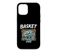 Custodia per iPhone 12/12 Pro Funny Disc Golf Basket Case Retro Pop Art