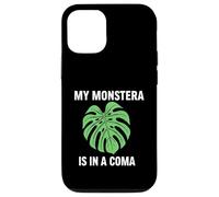 Custodia per iPhone 12/12 Pro Funny Houseplant Mom My Monstera Is In A Coma