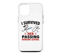 Custodia per iPhone 12/12 Pro Funny I Survived Her Passing Nursing School