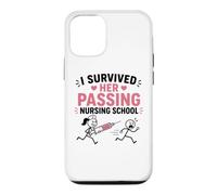 Custodia per iPhone 12/12 Pro Funny I Survived Her Passing Nursing School