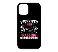Custodia per iPhone 12/12 Pro Funny I Survived Her Passing Nursing School