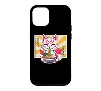 Custodia per iPhone 12/12 Pro Funny Kawaii Ramen Kids Kitsune Nine Tailed Lover
