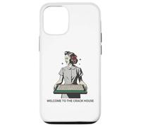 Custodia per iPhone 12/12 Pro Funny Mahjong Benvenuti alla crack house Game Night