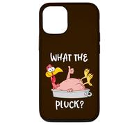 Custodia per iPhone 12/12 Pro Funny Turkey What the Pluck Camicia del Ringraziamento Uomo Donna