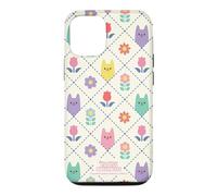 Custodia per iPhone 12/12 Pro Gabby’s Dollhouse Floral Cat Tile All Over Print