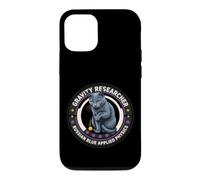 Custodia per iPhone 12/12 Pro Gatto blu di fisica applicata russo, ricercatore gravitazionale