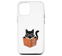 Custodia per iPhone 12/12 Pro Gatto Nero Legge L'Arte della Guerra Divertente