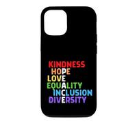 Custodia per iPhone 12/12 Pro Gentilezza Pace Uguaglianza Inclusione Diversità Diritti Umani