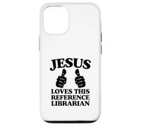 Custodia per iPhone 12/12 Pro Gesù ama questa chiesa cristiana bibliotecaria di riferimento
