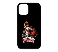 Custodia per iPhone 12/12 Pro Gesù contro il diavolo, basket, Gesù Cristo