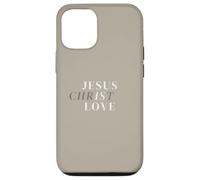 Custodia per iPhone 12/12 Pro Gesù Cristo Ama Gesù è Amore cristiano cattolico vintage