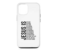 Custodia per iPhone 12/12 Pro Gesù è tutto il mio tutto il mio Dio Signore Salvatore Guaritore