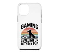 Custodia per iPhone 12/12 Pro Gioco di livellamento con il mio cucciolo retrò