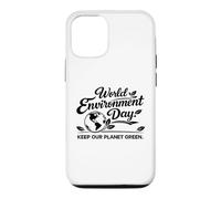 Custodia per iPhone 12/12 Pro Giornata Mondiale dell'Ambiente - Keep Our Planet Green Eco Awareness