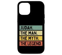 Custodia per iPhone 12/12 Pro Giuda L'uomo Il mito La leggenda Divertente Citazione Personalizzata