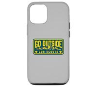 Custodia per iPhone 12/12 Pro Go Outside! Cub Scouts Mountains Scouting Hiking