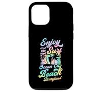 Custodia per iPhone 12/12 Pro Godetevi il surf Ocean City Beach Maryland Retro Style Surf