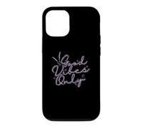 Custodia per iPhone 12/12 Pro Good Vibes Only Lavender Garden Fragranza Pianta