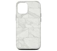 Custodia per iPhone 12/12 Pro Grafica astratta della composizione geometrica minima della griglia delle matton