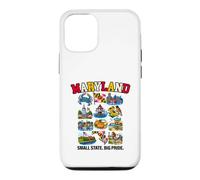 Custodia per iPhone 12/12 Pro Granchio blu di Chesapeake Bay del Maryland Small State Big Pride
