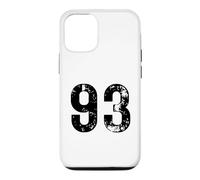 Custodia per iPhone 12/12 Pro Grande numero 93 per 93° compleanno novantatré anni 1993
