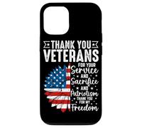 Custodia per iPhone 12/12 Pro Grazie Veterani Per Il Vostro Servizio E Sacrificio E Patrio