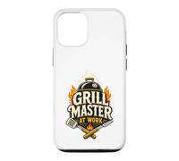 Custodia per iPhone 12/12 Pro Grill Master At Work BBQ Spatula Fire