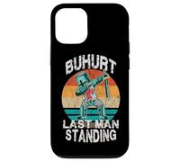 Custodia per iPhone 12/12 Pro Guerriero medievale vintage Buhurt pieno contatto
