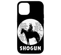 Custodia per iPhone 12/12 Pro Guerriero Samurai Nero Giapponese Invincibile