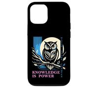 Custodia per iPhone 12/12 Pro Gufo - Knowledge is Power - Wisdom Owl Design