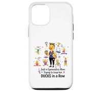 Custodia per iPhone 12/12 Pro Gymnastics Mom Funny Ducks Gymnastics Mama