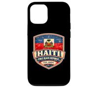 Custodia per iPhone 12/12 Pro Haiti Prima Repubblica Nera dal 1804 Bandiera Haitiana Day Pride