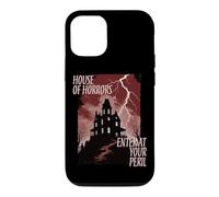Custodia per iPhone 12/12 Pro Halloween Haunted House Of Horrors Entra a tuo rischio e pericolo