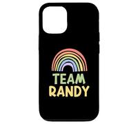 Custodia per iPhone 12/12 Pro Happy Colorful Team Randy Rainbow Pride Green Yellow