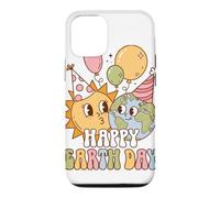 Custodia per iPhone 12/12 Pro Happy Earth Day Planet Birthday Party Celebration