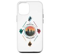 Custodia per iPhone 12/12 Pro Harry Potter Magical Creatures Diamond Hogwarts Center