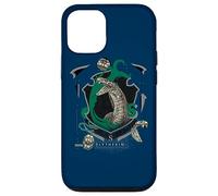 Custodia per iPhone 12/12 Pro Harry Potter Slytherin Magicial Mischief Level Up Crest