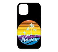 Custodia per iPhone 12/12 Pro Hawaii Vintage Sunset Surfer Souvenir