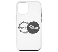 Custodia per iPhone 12/12 Pro He is Risen - Jesus Christ Resurrection Easter & Passover