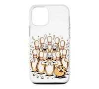 Custodia per iPhone 12/12 Pro Hear the Ten Pins Laughing Bowling Bowler Pun