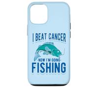 Custodia per iPhone 12/12 Pro Ho battuto il cancro ora vado a pescare