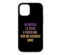 Custodia per iPhone 12/12 Pro Ho Messo La Testa A Posto Smemorato Testa Tra Le Nuvole