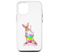 Custodia per iPhone 12/12 Pro Ho questo simpatico frullato motivazionale a forma di coniglietto arcobaleno