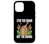 Custodia per iPhone 12/12 Pro Homebrewer Brewing Stir The Grain Not The Drama